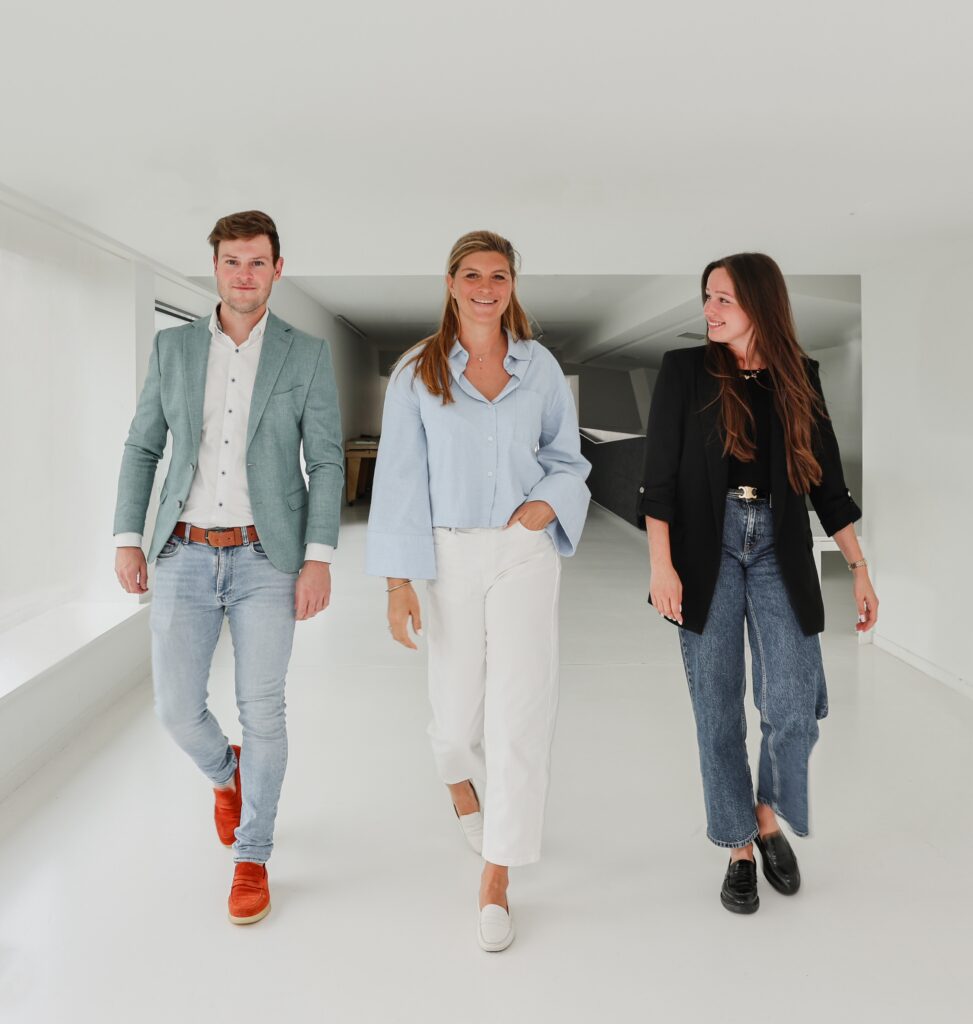 Over ons pagina - Teamfoto Kjell, Valerie, Manon